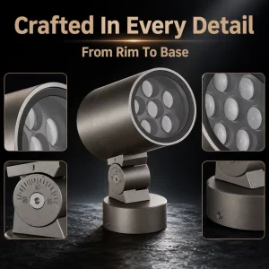 Multi Bracket High End Architectural 15W 18W 24W Adjustable Beam AC85 265V Aluminum Villa Hotel Outdoor Project LED Spotlight