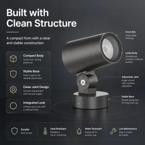 Multi Bracket High End Architectural 3W 6W Adjustable Beam AC85 265V Villa Hotel Outdoor Project LED Spotlight IP65 3° 4° 60°