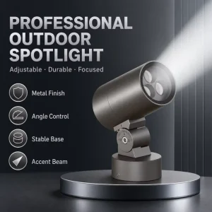 Multi Bracket High End Architectural 8W9W12W Adjustable Beam AC85 265V Villa Hotel Outdoor Project LED Spotlight IP65 3° 4° 60°