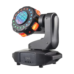 Multi Effects 120W RGBW 4in1 Moving Head Stage Light Disco Ball Beam Strobe Spotlight DMX Sound Activated for Wedding Club