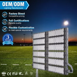 Multi Power Ip65 High Power 100V 277V 100W 200W 300W 400W 500W 600W 800W 1000W 1200W Aluminium Pc Led Flood Light Stadium Light