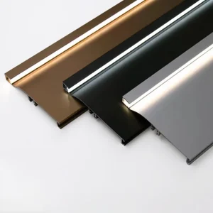 Multi Style Supply Sample Decorative Floor Transition Strips Led Profile Led Skirting Hidden Light Bar