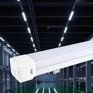 Multi-functional Garage Light Ceiling 2ft 4ft 5ft 40W 60W Linkable Tri Proof Light with Motion Sensor