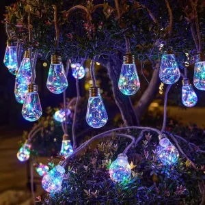 Multicolor Outdoor IP44 Garden Lights Landscape Yard Edison Christmas Halloween Camping Decorative LED Bulbs String Lights