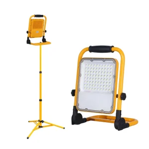 Multifunctional Temporary 30W 50W 100W 2000 Lumens Slim Cordless 12V Battery Worklight LED Portable Rechargeable Work Light