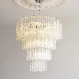 Murano Glass Chandelier Modern Luxury Hanging Lights LED Kitchen Chandelier for Living Room Bedroom Chandeliers Pendant Lights