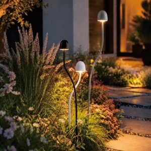 Mushroom Series IP65 Aluminum 3000K Dia60x60mm 6W Led Garden Light