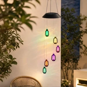 N Concept Colorful Copper IP44 String Lights LED Solar Panel Green Eco Friendly Solar Lamp Garden Decoration