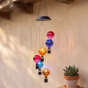 N Concept Colorful Copper IP44 String Lights LED Solar Panel Green Eco Friendly Solar Lamp Garden Decoration Bulb