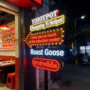 NO MOQ 3D LED Billboard Sign Custom Waterproof Billboard Sign Use Remote Control for Outdoor Indoor Business Decoration
