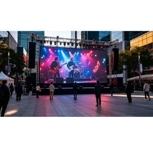 Naked Eye 3D P4 Rental LED Wall Screen IP65 Rated for Shopping Mall and Elevator Brand Promotion Campaign