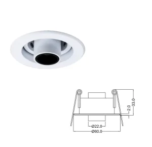 Narrow Beam Jewelry Showcase Spotlights 15° 40° LED Cabinet Light Anti-glare Museum Exhibition Lighting