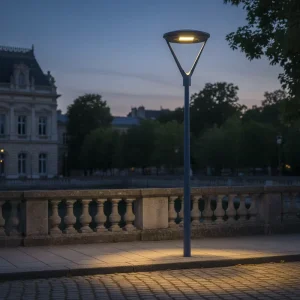 New Anima Luminaire Die Cast Aluminum LED Outdoor Post Top Light for Road IP66 Waterproof AC 5 Year Warranty