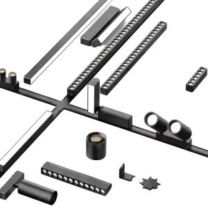 New Arrival Modern Design 5MM Aluminum Linear LED Magnetic Tracklight 3W 7W 8W 9W 16W Linear LED Magnetic Track Lighting System