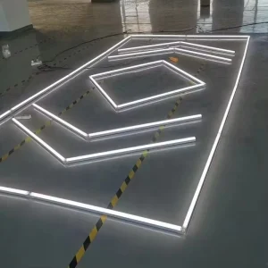 New Auto Spa Equipment High Performance Garage Hexagon Light Car Detailing Garage Ceiling Lights
