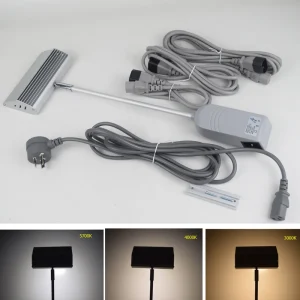 New Design Exhibition Bar LED Photo Clip Trade Show Display Booth Lighting for Photo Booth Aluminum ABS 3000-5700K