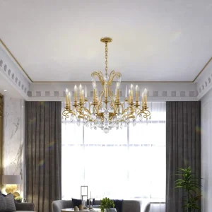 New Design Indoor Decoration Villa Apartment Bar Staircase Glass LED Chandelier Pendant Light