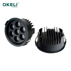 New Design Multi hole Round 5W 10W 15W Black Frameless Recessed Led Spotlights