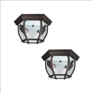 New Design Outdoor Ceiling Light LED Black 11inch Ceiling Lamp for Home Hotel