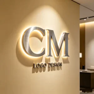 New Design Stainless Steel LED Backlit Letters Advertising Light with AC DC Power for Shops Malls Companies