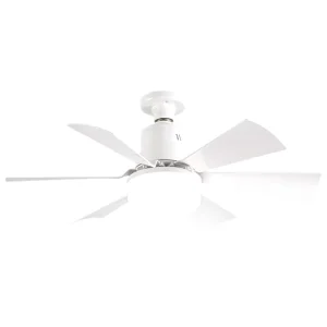 New E27 Screw LED ABS Remote Control Ceiling Fan Light for Household Bedroom Restaurant Use Modern Minimalist Design