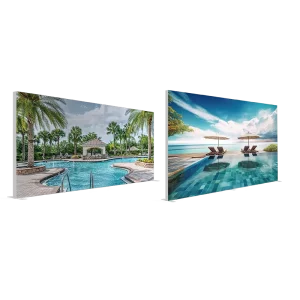 New LED SEG Foldable Fabric Light Box Custom Printed 12V Power Consumption Aluminum Frame Trade Show Advertising Promotion