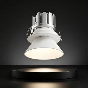 New Model Indoor LED Recessed Downlight Commercial Spotlight for Hotel Office Residential Use AC 220V Dimmable