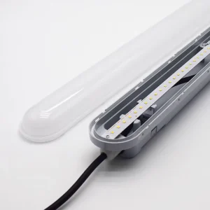 New No clasp LED Tri proof Light 1.2m Ultra bright Moisture proof Fixture for Parking Lots Workshops tunnel warehouse etc