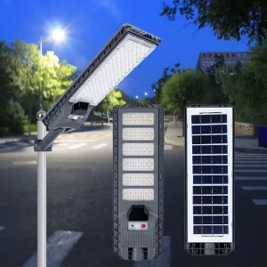 New Streetlight Outdoor Ip65 Waterproof Lightning Garden Countryside Road Solar Street Lamp LED