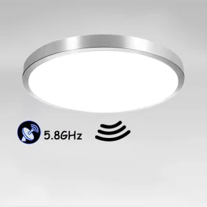 New Technology Modern Motion Sensor Pop Ceiling Lights Automatic 60s Iron Aluminum 36W Custom Parameter LED Lamp Living Room