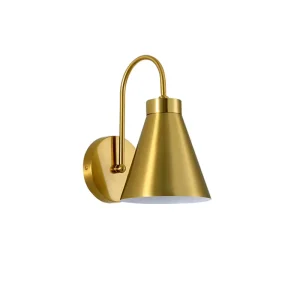New style LED Remote Control Iron Wall Lamp Indoor Wall Minimalist Home Decor Living Room Bedroom Copper Natural