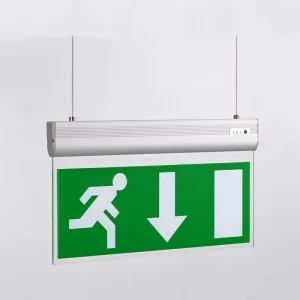 Ni CD Battery Charging Exit Sign Lamp Emergency Ceiling Light 110V