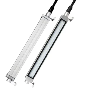 Nine LED Explosion Proof Industrial Work Lights for CNC Lathe Aluminum Alloy Waterproof Strip Type Tri Proof Lighting Model H1
