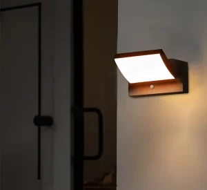 No Flicker Square 12W 3000K Waterproof Outdoor Wall Lamp Up Down Adjustable LED Light for Garden Villa Gate Decoration