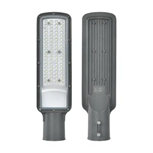 Non-Solar AC LED Street Light 50W Mains Powered 100-305V Aluminum Road Lamp for City Grid