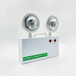 Non maintained LED Emergency Dual Head Light Fire Fighting LED Emergency Light With Rechargeable Battery 2*3W Back up 2H