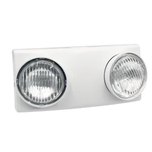 Non maintained LED Emergency Dual Head Light Fire Fighting LED Emergency Light with Rechargeable Battery Indicator Test Button