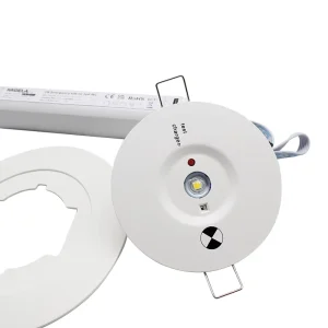 Non maintained Recessed D50 Emergency Light Rechargeable Lithium Battery Led Emergency Light Anti Panic Emergency Lights