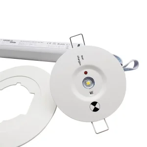 Non maintained Recessed LED Emergency Lighting D50 Spitfire Emergency Spot Light Emergency LED Light Fixtures