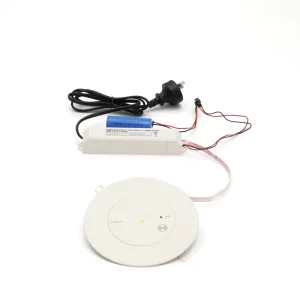 Non maintained Recessed LED Emergency Slim UFO Ceiling Light Fire Fighting LED Emergency Light With Rechargeable Battery