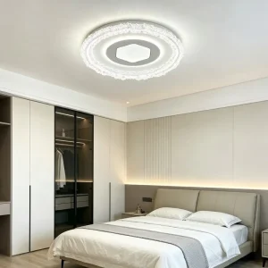 Nordic Ceiling Light Chic Geometric Faceted Detail Versatile Lounge Corridor Decor Easy Setup Premium Quality Assured Luminaire