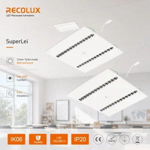 Nordic Ceiling Lights LED Retrofit Surface Mounted Panel Light for Recessed Ceiling Refurbishment Projects
