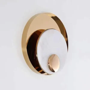 Nordic Creative Marble LED Wall Lamp for Corridor Aisle Living Room Bedroom Bedside Decoration