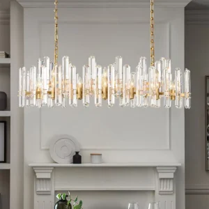 Nordic Indoor Lamps Home Hotel Decor Luxury Pendant Light Decorative Commercial Fixture Lighting Crystal Chandelier