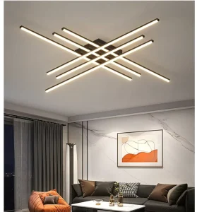 Nordic Ins Creative Personality Fashion Light Luxury Post Modern Bedroom Hotel Long Chandelier Over the Table