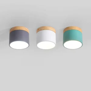 Nordic Modern Indoor Ceiling LED Open-mounted Downlight Simple Bedroom Aisle Balcony Corridor Entry Light