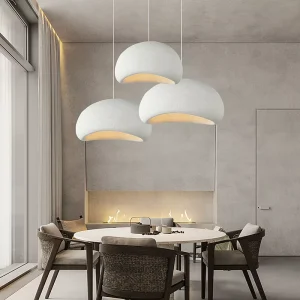 Nordic Modern Indoor Decor Industrial Cement Hanging Wabi Sabi Pendant Light Lamp Chandelier Cloud