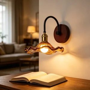 Nordic Modern Iron Glass Dimmable Wall Light