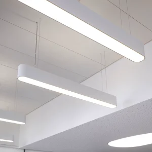 Nordic Modern LED Linear Lights for Dining Room and Office Kitchen Lighting With Fashion End Cap