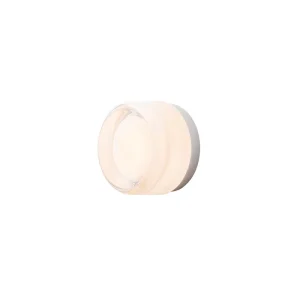 Nordic Modern LED Round shaped Wall Lamp Simple Light Warm White Light Smoke Grey Home Decor Bedroom Wall Mounted Acrylic